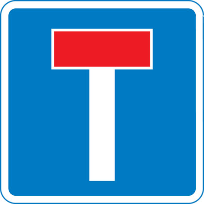 Traffic Sign - No through road for vehicles
