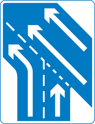 Traffic Sign - Traffic on the main carriageway coming from right has priority over joining traffic