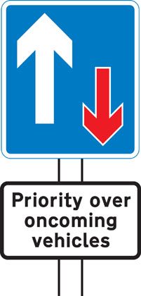 Traffic Sign - Traffic has priority over oncoming vehicles