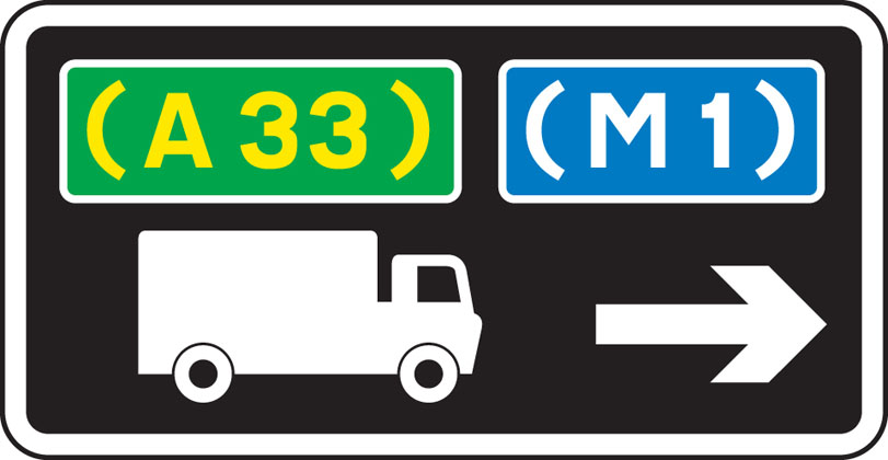 Traffic Sign - Advisory route for lorries