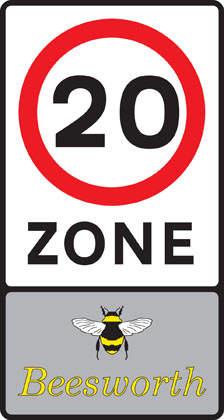 Traffic Sign - Entry to 20 mph zone