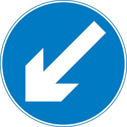 Traffic Sign - Keep left