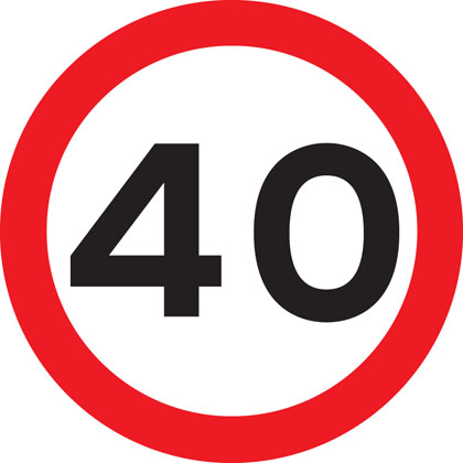 Traffic Sign - Maximum speed