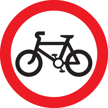 Traffic Sign - No cycling