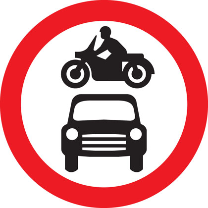 Traffic Sign - No motor vehicles
