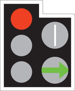 Traffic Light Signal - Green arrow