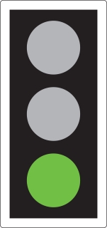 Traffic Light Signal - Green