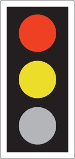 Traffic Light Signal - Red and amber