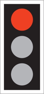 Traffic Light Signal - Red