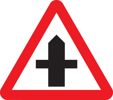Traffic Sign - Crossroads
