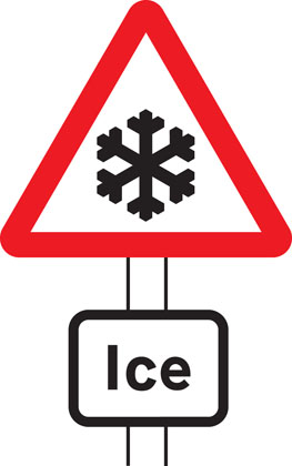 Traffic Sign - Risk of ice