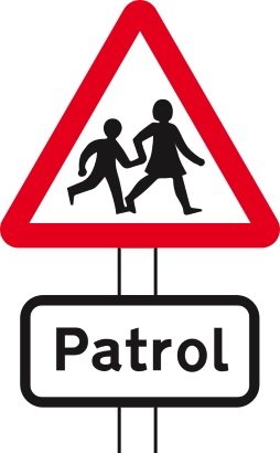Traffic Sign - School crossing  patrol ahead