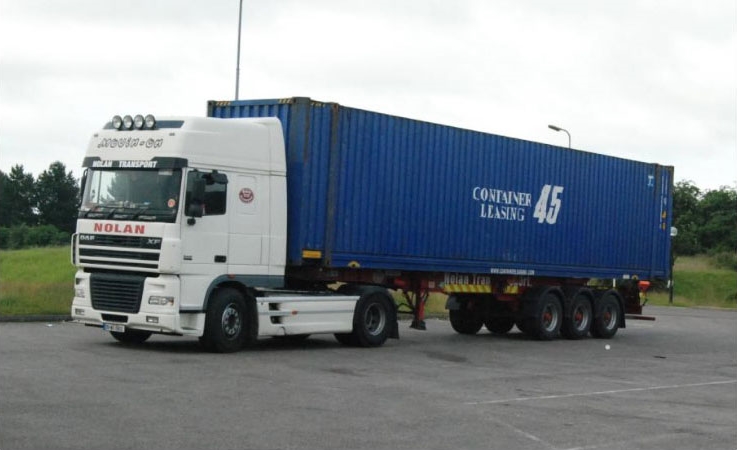 Typical 45 foot container